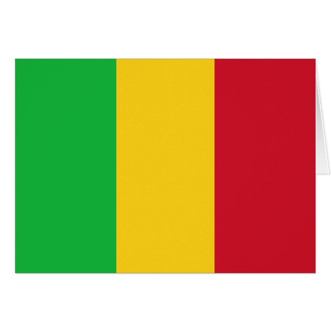 Drapeau du Mali (Devant horizontal)