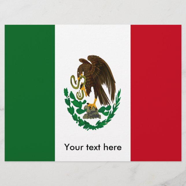 Drapeau du Mexique patriotique (Devant)