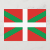 Drapeau du Pays Basque Carte postale