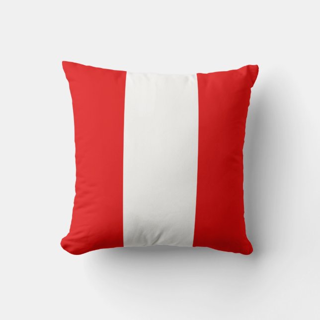 Drapeau du Pérou x Coussin du drapeau (Recto)