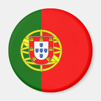 Drapeau du Portugal Magnet (Round)