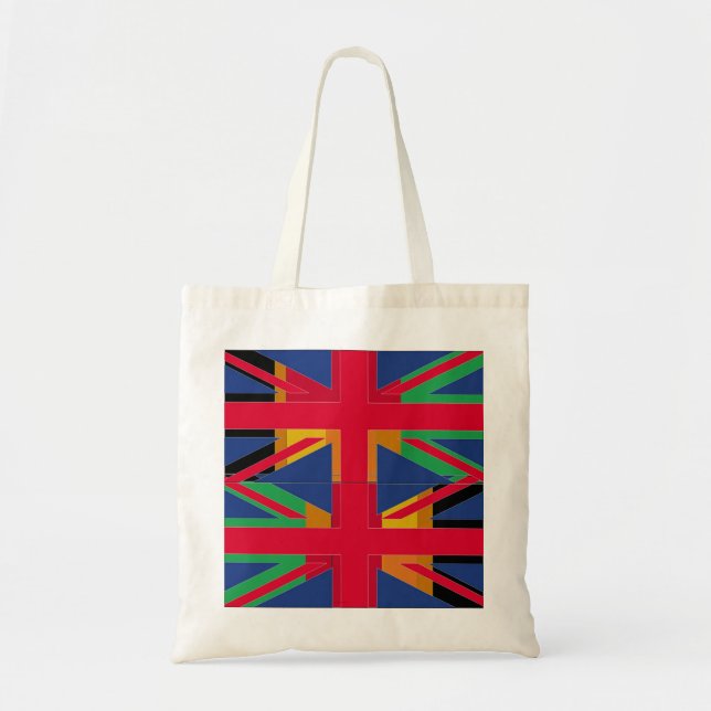 Drapeau du Royaume-Uni et sac du Bénin (Devant)
