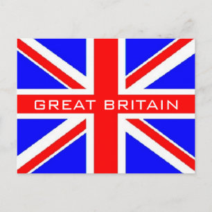 Drapeau du Royaume-Uni Union Jack carte postale