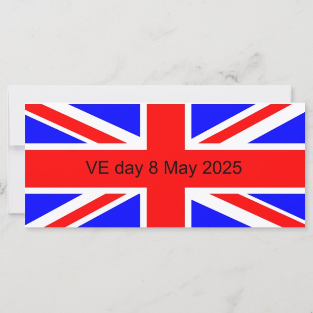 Drapeau du Royaume-Uni VE jour 2025 (Dos)