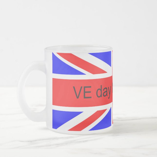 Drapeau du Royaume-Uni VE jour 2025 Mug (Gauche)