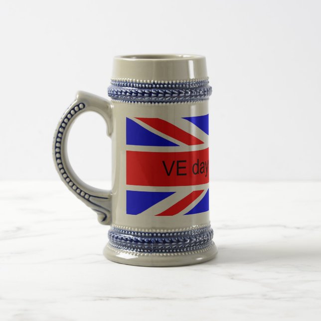 Drapeau du Royaume-Uni VE jour 2025 Mug (Gauche)