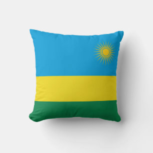 Drapeau du Rwanda x Coussin du drapeau