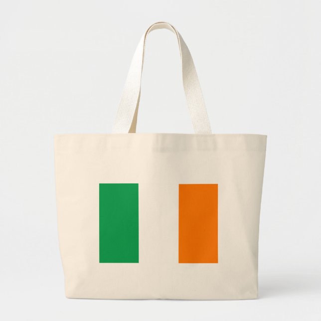 Drapeau du Sac fourre-tout Jumbo d'Irlande (Devant)
