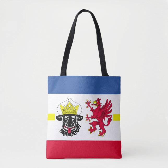 Drapeau du Sac fourre-tout Mecklembourg-Poméranie  (Devant)