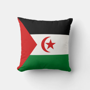 Drapeau du Sahara occidental x Coussin du drapeau