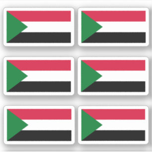 Drapeau du Soudan - une collection Sticker