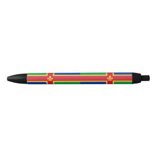 Drapeau du stylo d'encre noir Lincolnshire