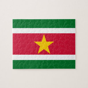 Drapeau du Surinam Photo Puzzle