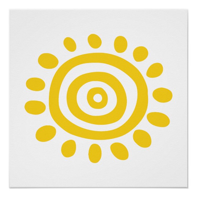 Drapeau du symbole du soleil angolais signe ancien (Devant)