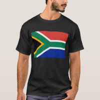 Drapeau Du T-shirt Afrique Du Sud