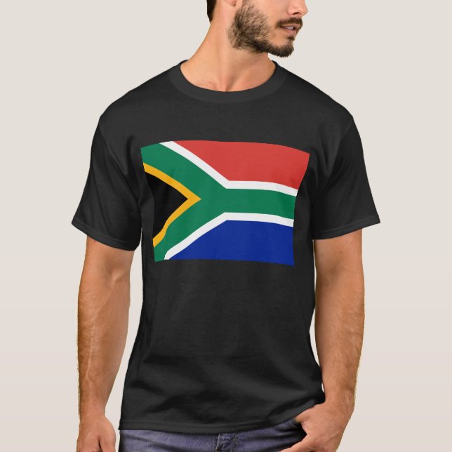 Drapeau Du T-shirt Afrique Du Sud (Devant)