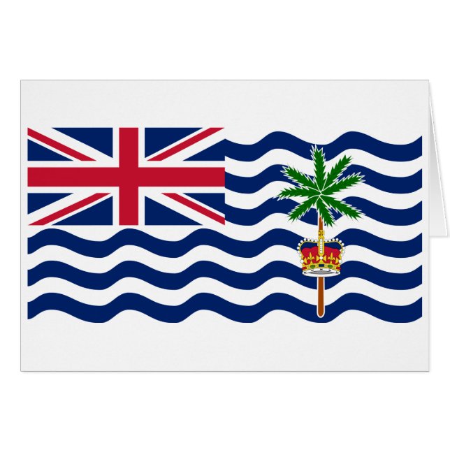 Drapeau du Territoire britannique de l'océan Indie (Devant horizontal)