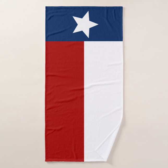 Drapeau du Texas (Serviette de bain)