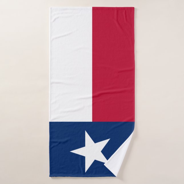 Drapeau du Texas (Serviette de bain)