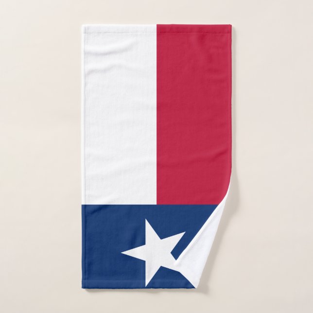 Drapeau du Texas (Serviette à main)