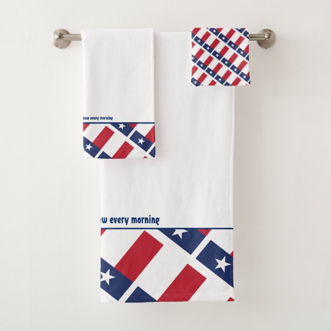 DRAPEAU DU TEXAS Lone Star Écriture personnalisée  (En situation)