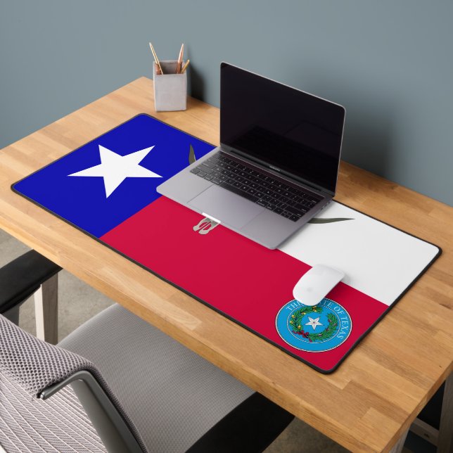 Drapeau du Texas - Sceau et londres (Bureau 2)