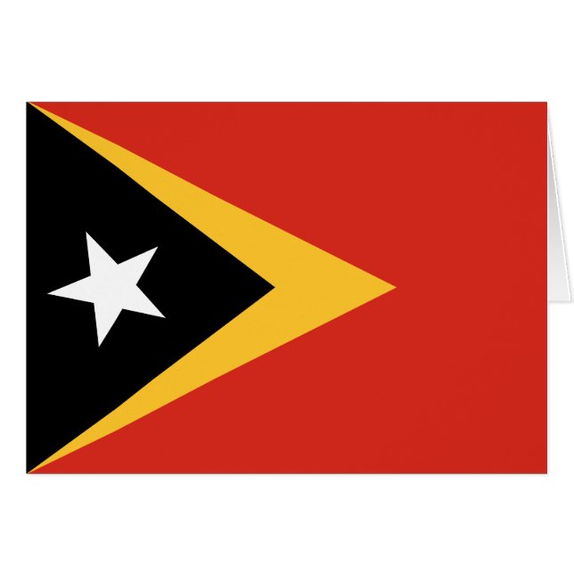 Drapeau du Timor oriental (Devant horizontal)