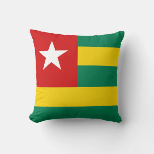Drapeau du Togo x Coussin à drapeau