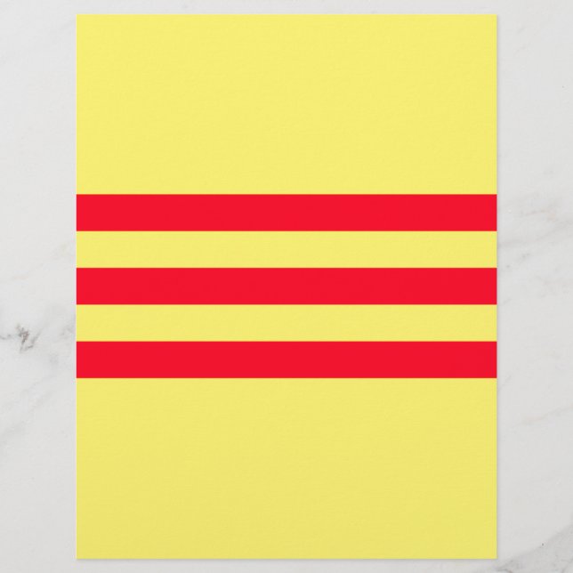 Drapeau du Vietnam du Sud (Devant)