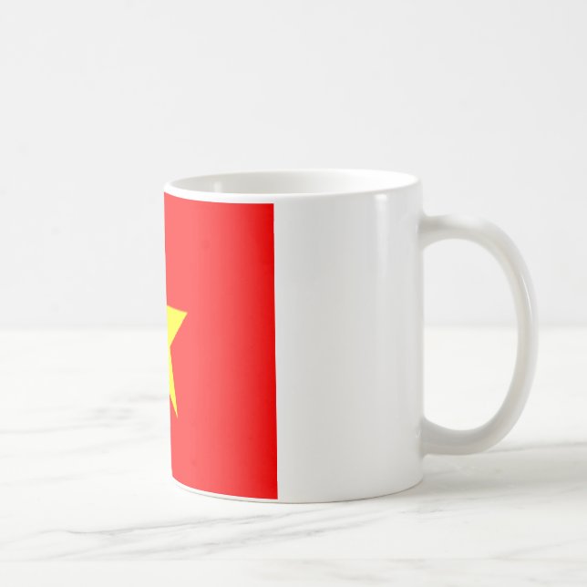Drapeau du Vietnam tasses à café (Droite)