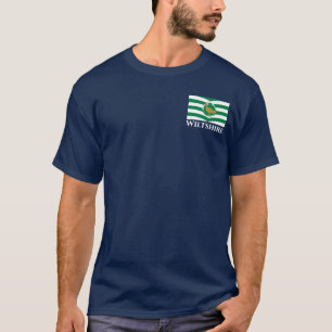 Drapeau du Wiltshire - T-shirt d'ANGLETERRE