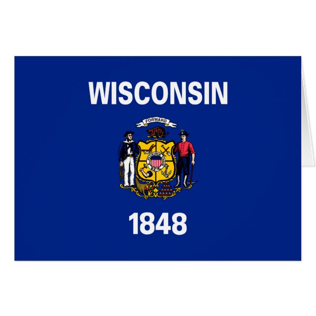 Drapeau du Wisconsin (Devant horizontal)