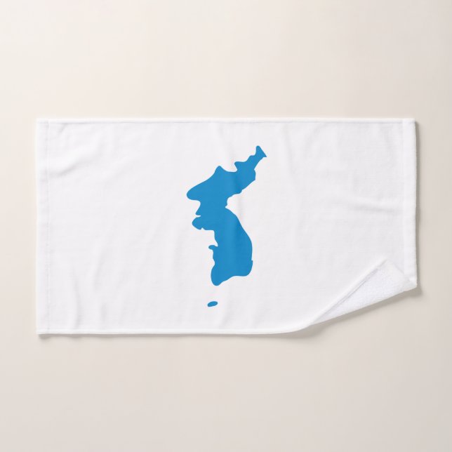 Drapeau d'unification coréenne (Serviette à main)