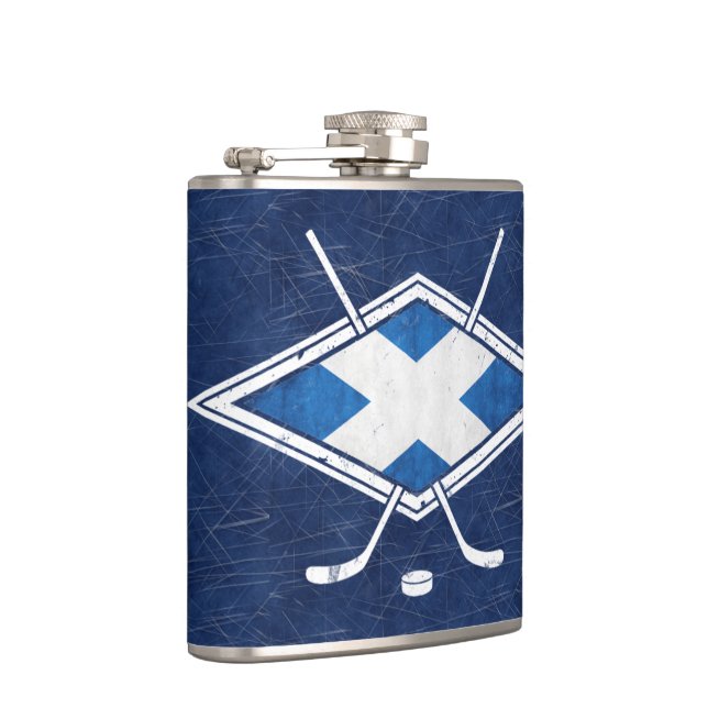 Drapeau écossais de hockey sur glace Logo Flacon d (Droite)
