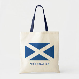Drapeau écossais de sac fourre-tout à coutume de