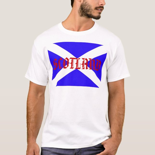 Drapeau écossais. T-shirt (Devant)