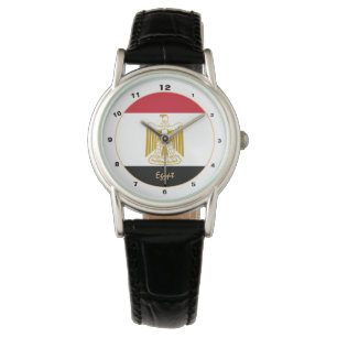 Drapeau égyptien et mode égyptienne / montre de