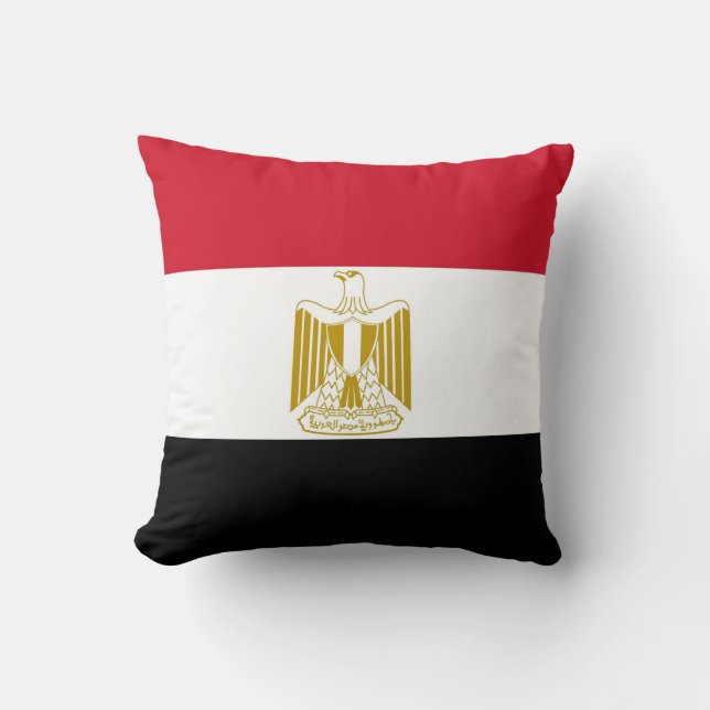 Drapeau égyptien sur le Coussin américain MoJo (Recto)