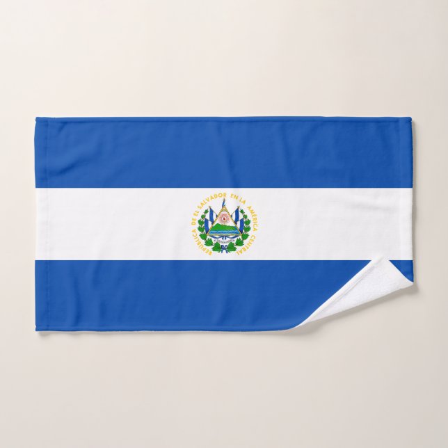 Drapeau El Salvador (Serviette à main)