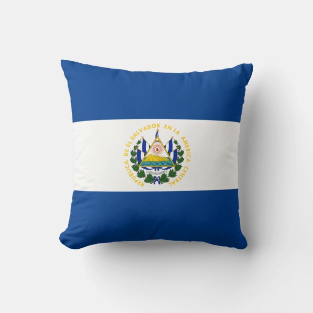 Drapeau El Salvador x Coussin du drapeau (Recto)