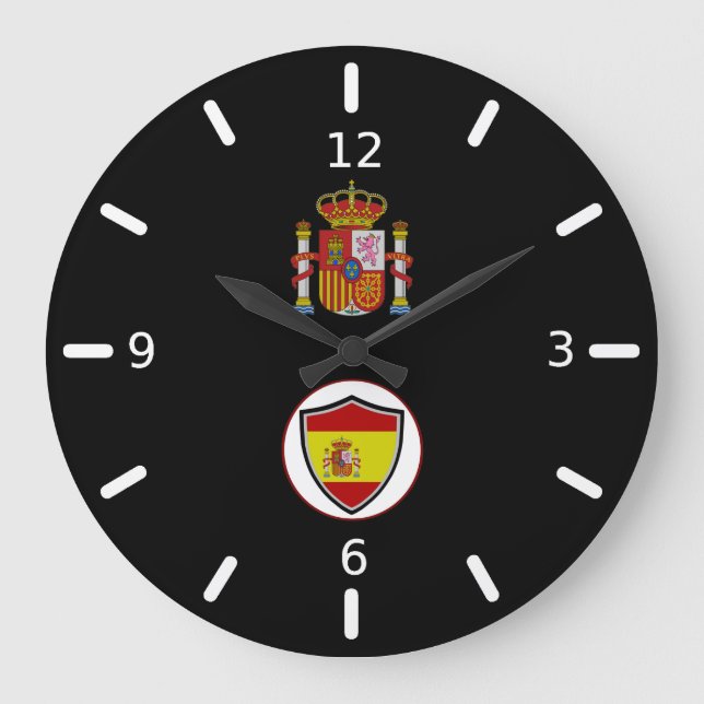 Drapeau espagnol-armoiries grande horloge (Recto)