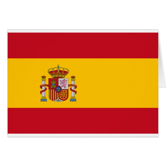 Drapeau espagnol - Bandera de España - Drapeau esp (Devant horizontal)