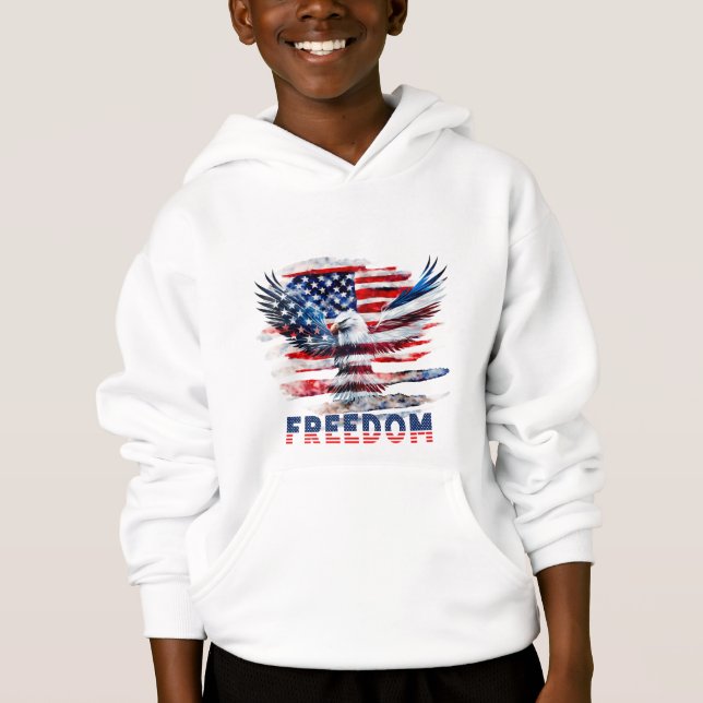 Drapeau et aigle des Etats-Unis.Liberté. (Devant)