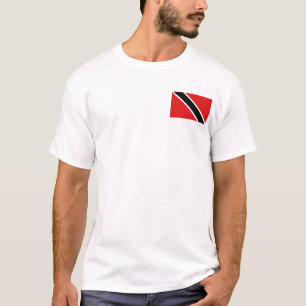 Drapeau et carte de Trinité-et-Tobago T-Shirt