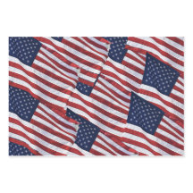 Drapeau États-Unis Feuilles papier