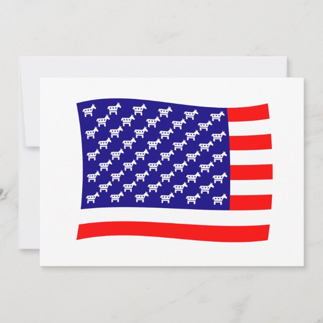 Drapeau étoilé et rayé des démocrates (Devant)