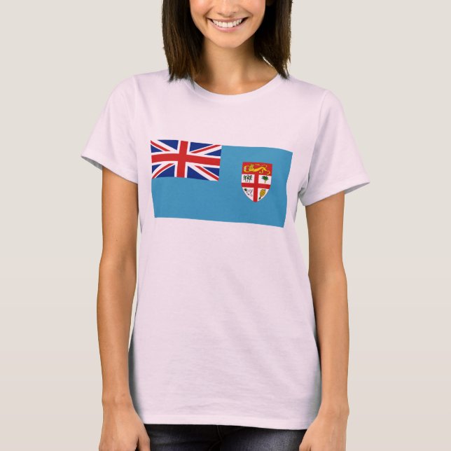 Drapeau Fidji x Carte T-shirt (Devant)