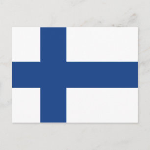 Drapeau finlandais de Finlande cartes postales per