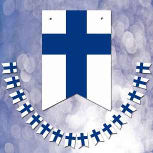 Drapeau finlandais & drapeaux de fête Finlande / M