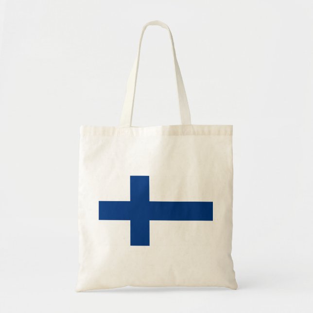 Drapeau finlandais (Finlande) Sac fourre-tout (Devant)